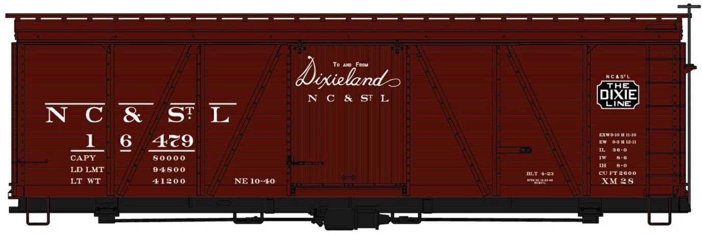 CVR Picture for 36ft 6ftdr Fowler wood box NC&StL