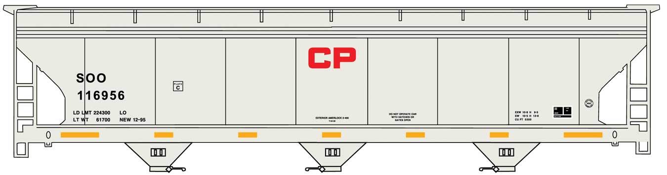 CVR Picture for ACF 3bay covhop CP/SOO #116956