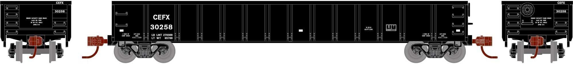 CVR Picture for 52' Mill gondola CEFX #302258