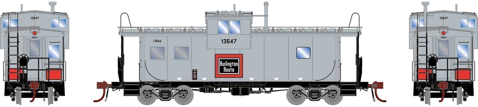 CVR Picture for ICC Caboose CB&Q #13647 w/Lgts