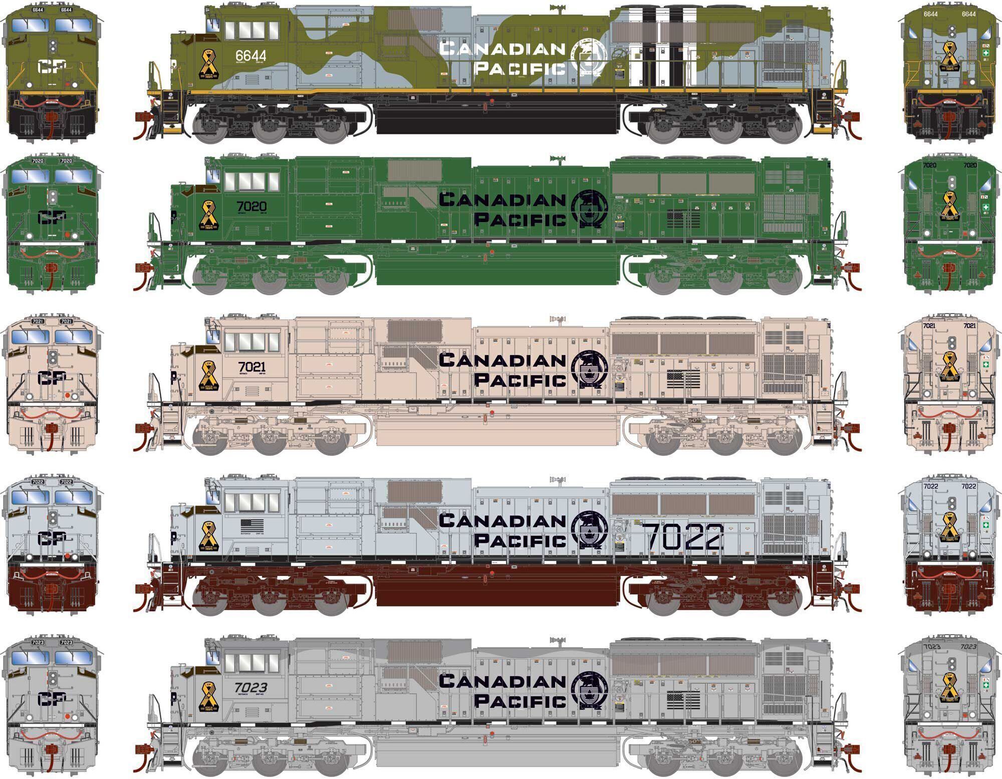 CVR Picture for SD70ACu CP 5-unit Military