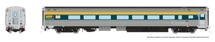 CVR Picture for Budd coach VIA Rail/HEP1+2020 #8100