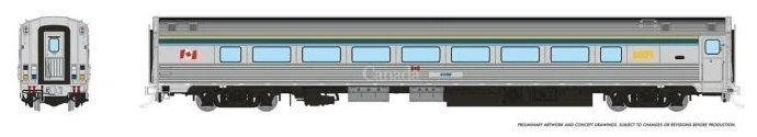 CVR Picture for Budd coach VIA Rail/HEP2+1996 #4110