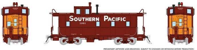 CVR Picture for C-40-3 caboose SP #1091 1955+
