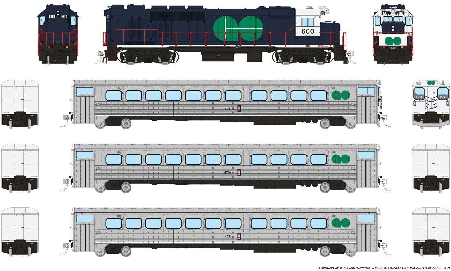 CVR Picture for GO Transit Set Blue#1 w/DS