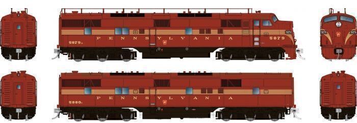 CVR Picture for EMD E7A/B PRR #5879+#5840B w/DS