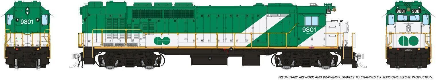 CVR Picture for GP40TC GO Transit #9801 w/DS