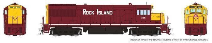 CVR Picture for U25B Rock Island #226 w/DS +1970s