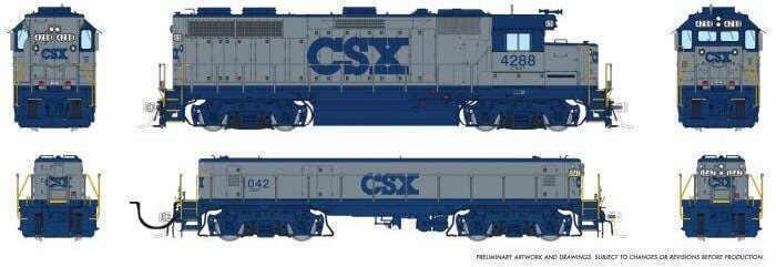 CVR Picture for GP39 M+S CSX Grey #4288/1042
