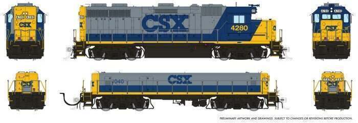 CVR Picture for GP39 M+S CSX YN2 #4285/1045