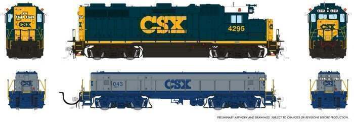 CVR Picture for GP39 M+S CSX YN3 #4297/1046