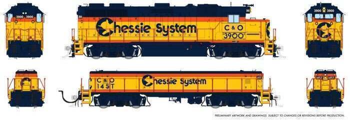 CVR Picture for GP39 M+S Chessie #3905/147T w/DS