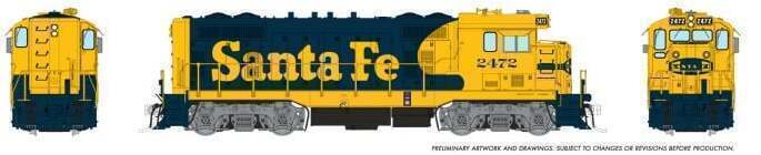 CVR Picture for ATSF CF7 Rd Cab Yel Warb #2480