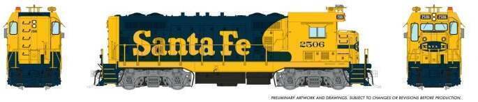 CVR Picture for ATSF CF7 Sq Cab Yel Warb #2591 w/DS