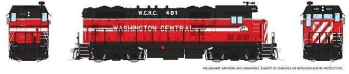 CVR Picture for ATSF CF7 Sq Cab Wash Cent #401 w/DS