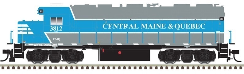 CVR Picture for GP38 CentMaine&Quebec #3812 w/DS