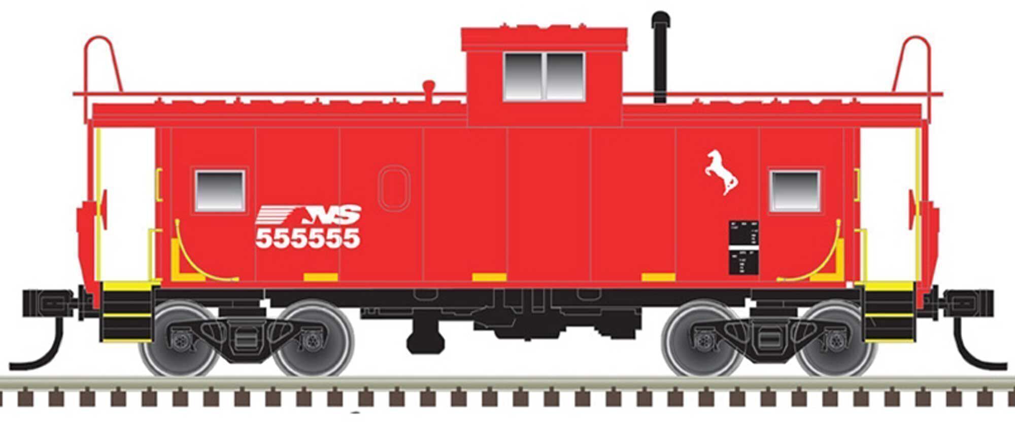 CVR Picture for Std caboose NS Red/Wht #555555