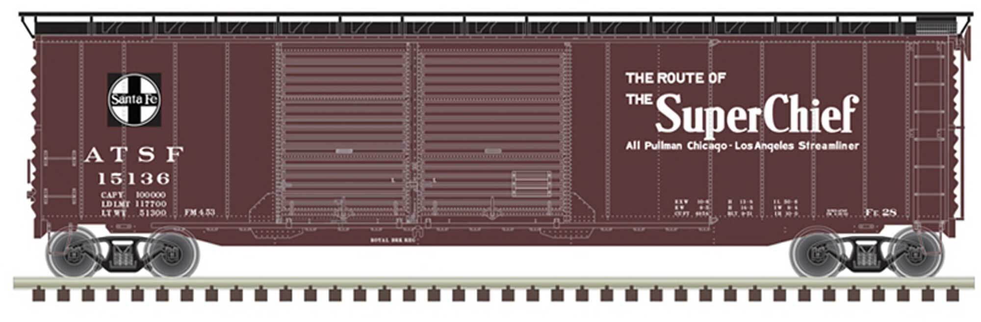 CVR Picture for 50' postwar ddr box ATSF Chief#1513