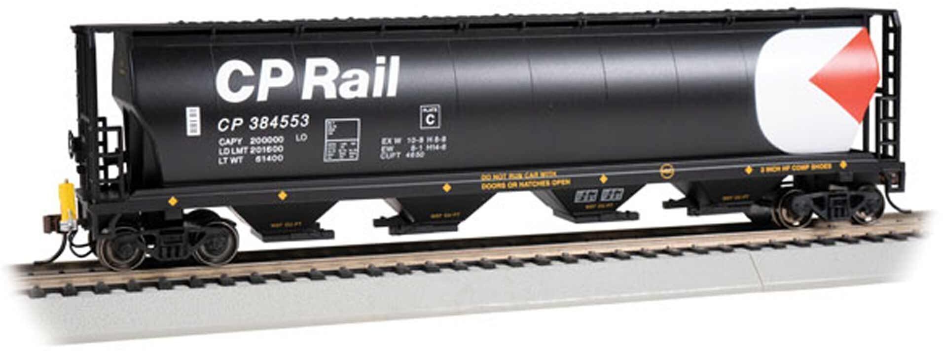 CVR Picture for 4Bay Cyl Hopper CP Rail w/EOT