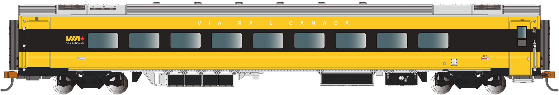 CVR Picture for Siemens Pass VIA Rail coach #2917