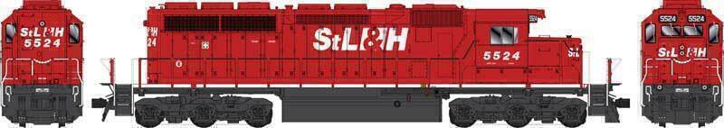 CVR Picture for SD40 StL&H #5524 w/DS