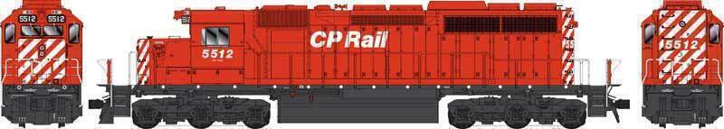 CVR Picture for SD40 CPRail #5512 NoMulti