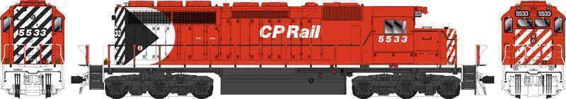 CVR Picture for SD40 CPRail #5533 8in LrgMulti