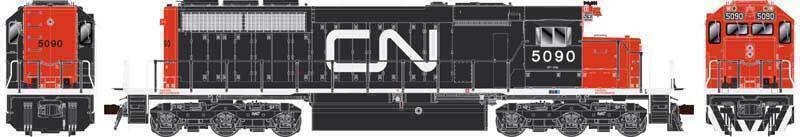 CVR Picture for SD40 CNR #5090 Noodle SnowSh