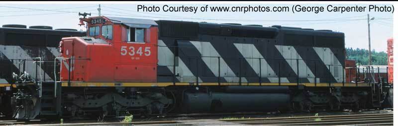 CVR Picture for SD40-2W CN #5327 stripes