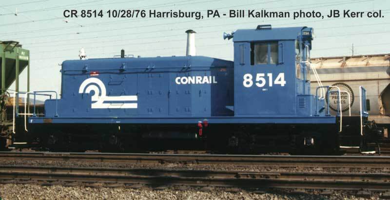 CVR Picture for SW1 Conrail/exPRR PhIII #8564 w/DS