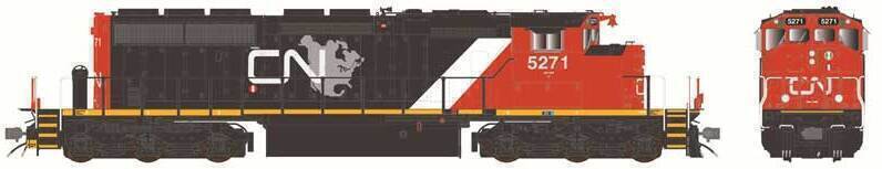 CVR Picture for SD40-2W CN/Map #5271 1990s