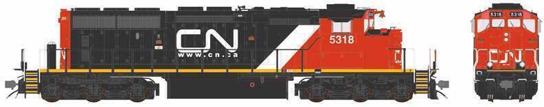 CVR Picture for SD40-2W CN/Web w/StAirL #5318 w/DS