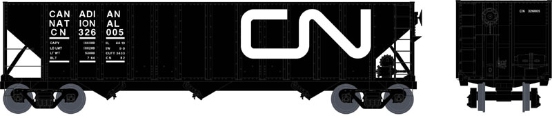 CVR Picture for 100ton coal hopper CN/Black