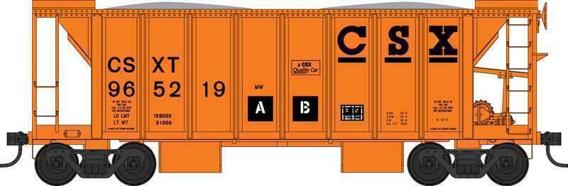 CVR Picture for Ballast hopper CSX/Orange #965219