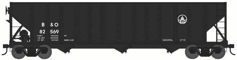 CVR Picture for 100ton hopper B&O #82571