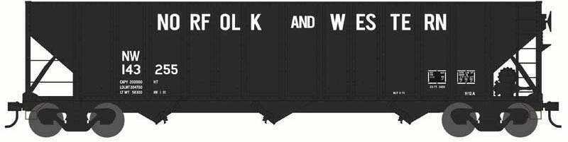 CVR Picture for 100ton hopper N&W #143740