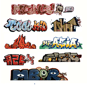 CVR Picture for Graffiti Decals Mega Pk #1 /8
