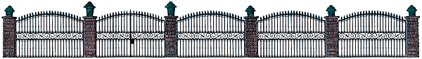 CVR Picture for Wrought Iron Fence 65cm