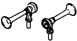 CVR Picture for Air horn, Wabco type E sing chime/2