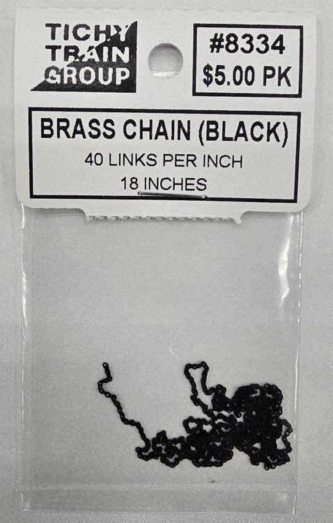 CVR Picture for Brass Chain Black 40links/in 18in