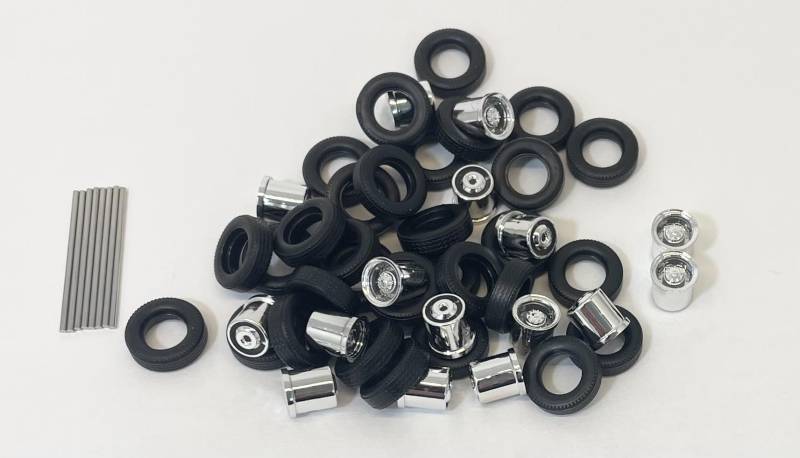 CVR Picture for Wheelset Chrome Rear LowProfile 8pc