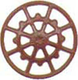 CVR Picture for Ajax Brake Wheel - Red Oxide /8