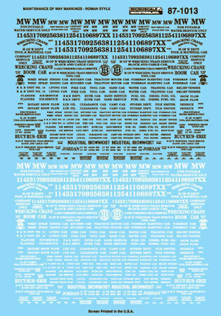 CVR Picture for Decal - MOW Eqpmnt RR Roman 1950+