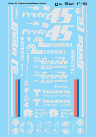 CVR Picture for Decal - Asst Trailer 'Ghost' Letter