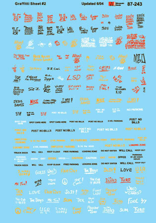 CVR Picture for Decal - Assorted Graffiti #2