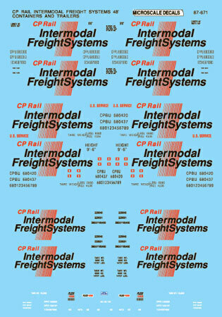 CVR Picture for Decal - CP Intermodel Systems