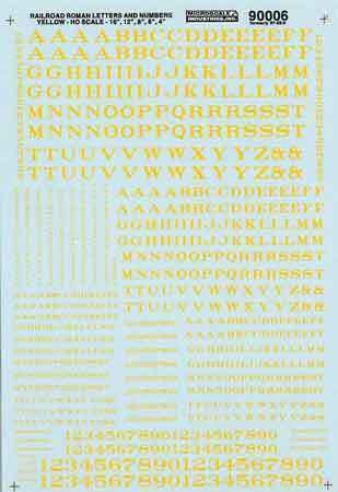 CVR Picture for Decal - RR Roman Yellow Lettering