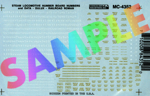 CVR Picture for MC Decal - Steam Loco Data RR Roman
