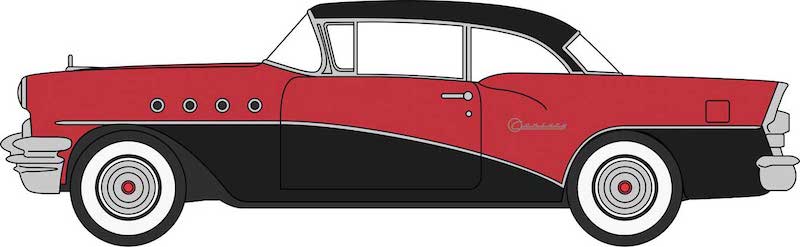 CVR Picture for 1955 Buick Century Blk/Red
