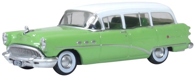 CVR Picture for 1954 Buick Estate Wagon Green/White